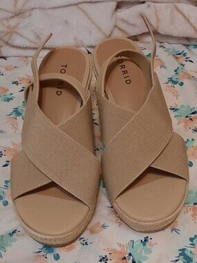 Tan Sandal Wedges
